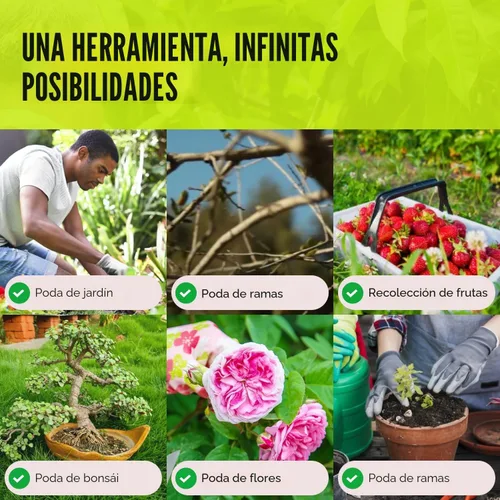 Miniatura 7 de Tijeras de podar ultra afiladas para setos – Corta 3 veces más fácil, apertura de doble tamaño, podadoras para manos débiles con artritis, podadora