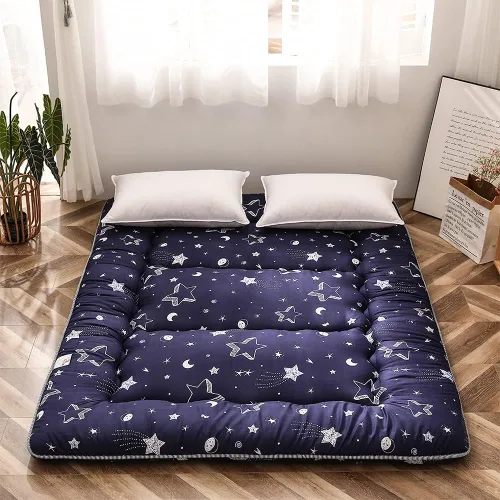 Miniatura 46 de MAXYOYO - Colchón de piso japonés, colchón tipo futón, colchón de tatami grueso, plegable, enrollable, colchón para niños y niñas, para dormitorio