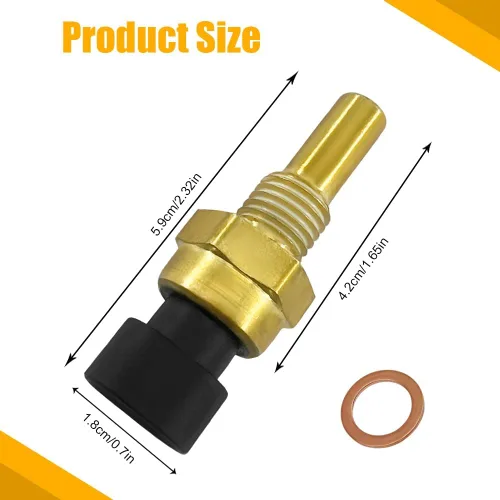 Miniatura 2 de Sensor de temperatura del refrigerante del motor, sensor de temperatura del agua, accesorios de automóvil, sensor de temperatura automotriz