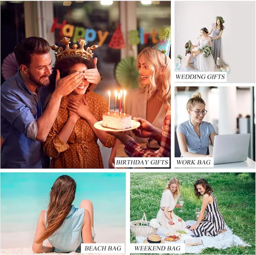 Miniatura 29 de BeeGreen Bolsa personalizada para mujeres, mamá, profesora, amigas, hermana, bolsas de regalo con bolsa de Comestic