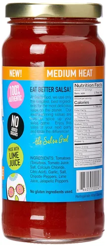 Miniatura 2 de SALSA GOD Salsa de chipotle de ajo ahumado medio, 16 onzas