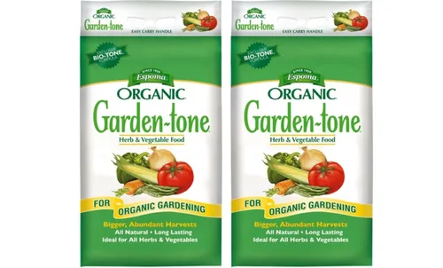 Espoma Organic Garden-Tone 3-4-4 Fertilizante orgánico para verduras y hierbas de temporada fría y cálida. Cultiva una cosecha abundante de verduras
