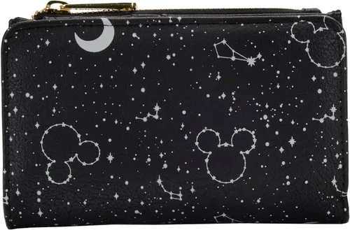 Miniatura 3 de Loungefly Disney Mickey Constellation - Cartera con solapa que brilla en la oscuridad