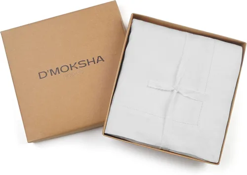 Miniatura 5 de D'Moksha Homes Cortina de lino europeo negro de 52 x 63 pulgadas, con bolsillo para cortinero, 1 panel, 1 panel, 100% lino puro, tratamiento