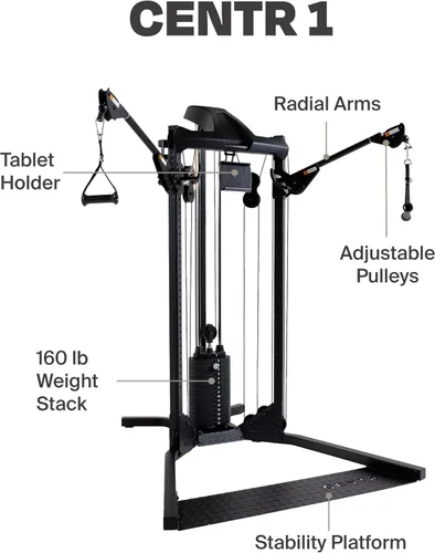 Miniatura 2 de Centr Home Gym Entrenador funcional - Máquina de cable multifuncional Sistema de gimnasio en casa - Máquina de pesas de entrenamiento