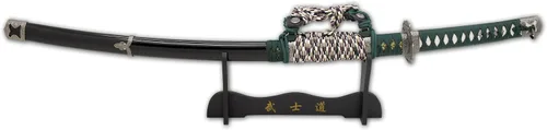 Miniatura 7 de Snake Eye Tactical Clásica - Espada samurái Katana de dos tonos con soporte de exhibición