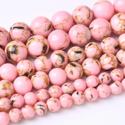Miniatura 33 de 32 piezas de cuentas de piedra de jade de rodonita roja natural de 12 mm, cuentas sueltas redondas de piedra para fabricación de joyas, energía Jade