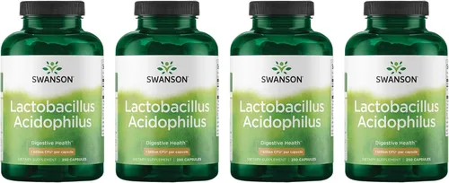 Swanson Lactobacillus Acidophilus Probiótico para adultos que buscan apoyo diario para la salud digestiva e intestinal con 1 mil millones de UFC,