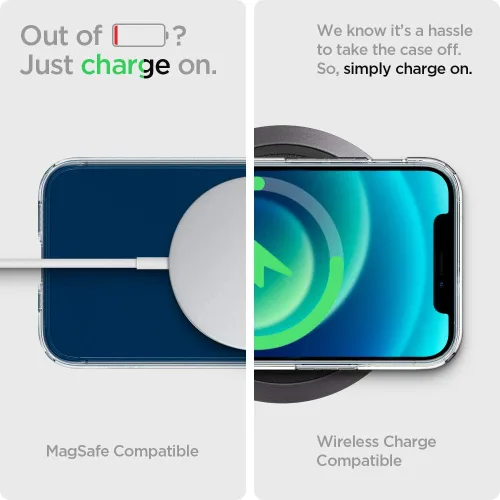 Miniatura 6 de Spigen Funda para iPhone 12 Mini, ultra híbrida, sin anillo magnético, antiamarilleo, transparente