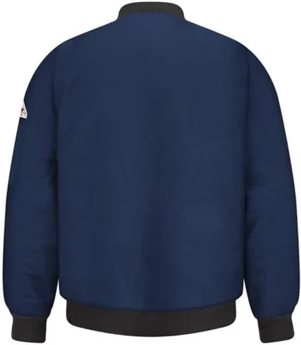 Miniatura 2 de Bulwark FR Men's Tall Size Flame Resistant 9 Oz Twill Cotton Excel Fr Team Jacket, Navy