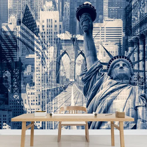 Miniatura 7 de Wall26 - Papel pintado autoadhesivo para pared, serie grande, WMR-WP-X-DA78-66x24x4