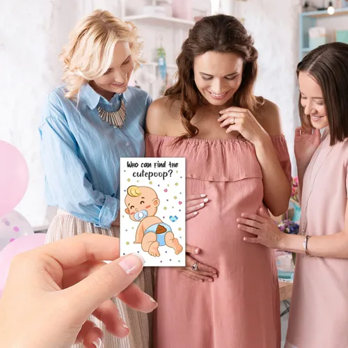 Miniatura 4 de 40 tarjetas de juego para rascar para baby shower, boletos de lotería para rascar con lindo chico, juegos de fiesta de baby shower, divertidas ideas