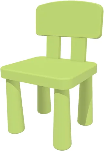 Miniatura 10 de Silla azul para mesa para niños, respaldo de plástico PP, silla para niños de 1, 2, 3, 4, 5, 6, fomenta la concentración y la seguridad