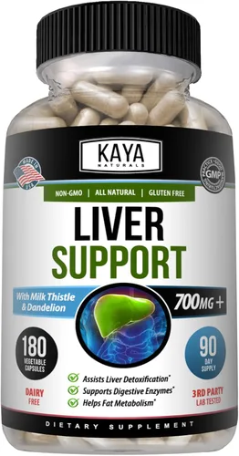 Miniatura 10 de Kaya Naturals Liver Cleanse Detox & Repair - Suplemento de cardo mariano - Desintoxicación hepática para mujeres y hombres - Extracto de alcachofa