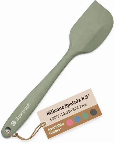 Miniatura 19 de Starpack - Espátula de silicona 'Scrape & Stir' (8 pulgadas) – Juego de espátulas resistentes al calor 600°F – Espátulas de cocina de grado