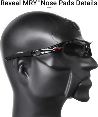 Miniatura 6 de Mryok Almohadilla nasal de repuesto para gafas de sol Oakley Radar Path EV RadarLock Negro