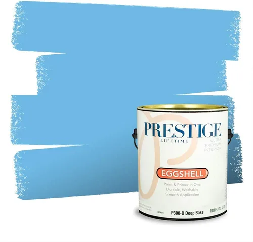 Miniatura 295 de Pintura Exterior + imprimación PRESTIGE, todo-en-uno, 1 galón, acabado mate, color comparable al Valspar* Royal Gray* VS151-Gris real