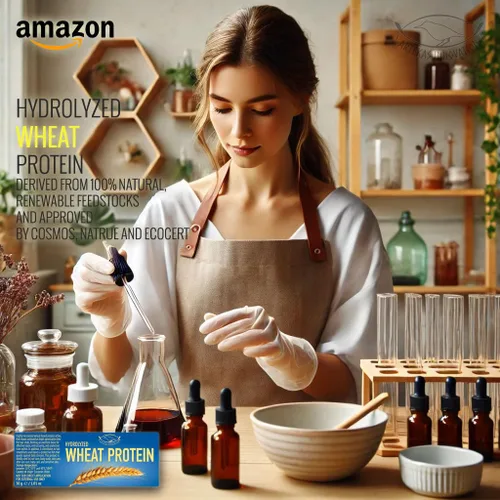 Miniatura 3 de PROTEÍNA DE TRIGO HIDROLIZADA - Líquido - para cabello casero, piel, gel de baño, champús, acondicionadores - 1.76 Oz Para el cabello