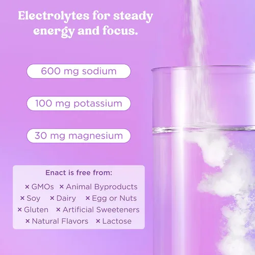 Miniatura 3 de Mezcla de bebida en polvo de electrolitos, electrolitos formulados por médicos para apoyo POTS, alto contenido en sodio, sin edulcorantes