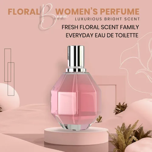 Miniatura 2 de Sandora Fragrances FLORAL BOOM - Perfume para mujer – Floral, bergamota y osmanthus; orquídea, jazmín, rosa, fresia y flor de naranja africana