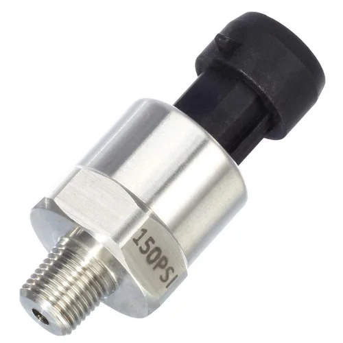 Miniatura 6 de AUTEX Transductor/remitente/sensor de presión 150 Psi con arnés de conector 0-150 Psi, acero inoxidable, 1/8”-27 NPT, sensor de transductor