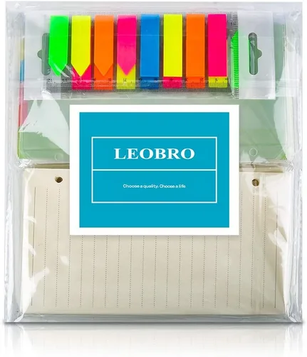 Miniatura 8 de LEOBRO Papel A6, insertos de planificador para carpeta A6, papel rayado de 6.73 x 3.74 pulgadas, papel de relleno, con bolsillos para carpeta