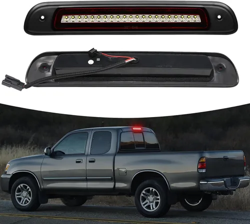 Miniatura 4 de Tercera luz de freno LED compatible con Tundra 2000-2006, lámpara de freno central trasera de montaje alto, luz estroboscópica de carga de techo