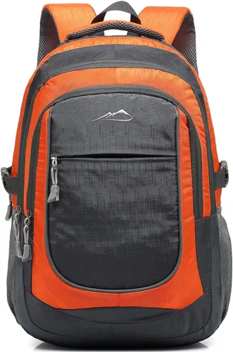 Miniatura 13 de ProEtrade Mochila para universidad, viajes, negocios, senderismo, apta para laptop de hasta 15.6 pulgadas, Negro, 15,6 pulg., Mochilas Daypack