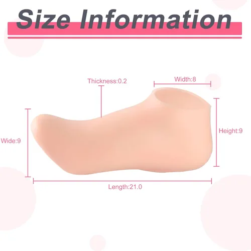 Miniatura 2 de SATINIOR 3 pares de calcetines de silicona para pies secos y agrietados, para terapia de pies, spa, pedicura, calcetines de silicona reparadores