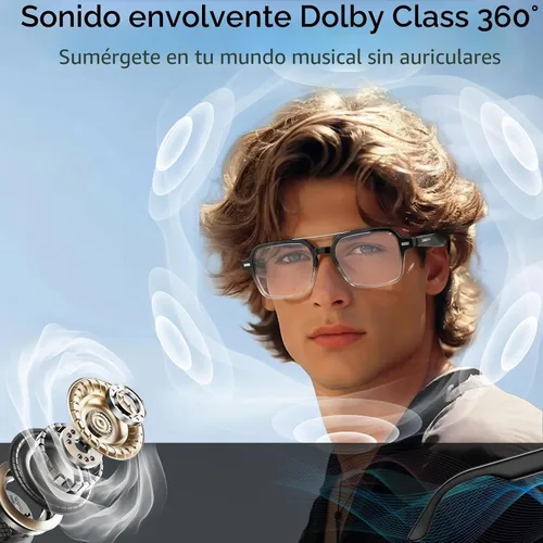 Miniatura 4 de Lentes inteligentes de aviador para hombres y mujeres, gafas Bluetooth de audio, encendido y apagado de inducción, control táctil, lente