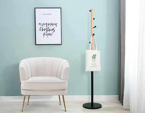 Miniatura 3 de Silla de barril moderna de terciopelo con acento, sillón con patas doradas para sala de estar, dormitorio, oficina en casa, silla de club