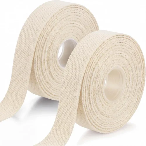 Miniatura 11 de 2 rollos/20 yardas, correas de algodón de 1 pulgada para decoración de manualidades, cinta de costura pesada, bolsas de envoltura para el hogar