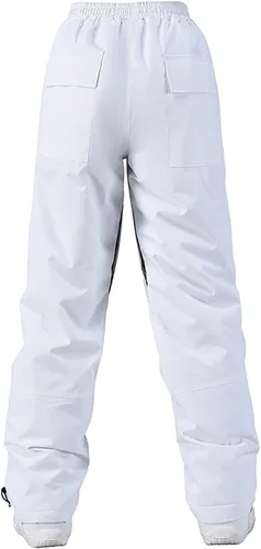 Miniatura 5 de hlysgo Pantalones de esquí de nieve para mujer, impermeables, aislados, softshell, con cordón, pantalones de snowboard