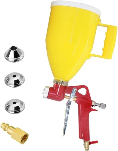 Miniatura 7 de Joywayus Air Hopper - Pistola pulverizadora con boquilla de 0.157 in/0.236 in/0.315 in, textura de pintura, pulverizador de pintura para paneles