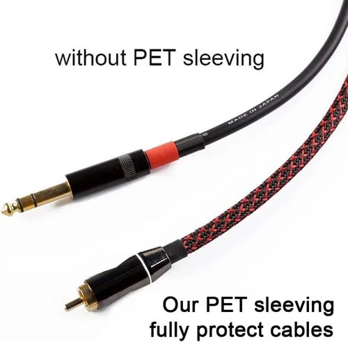 Miniatura 4 de Braided - Fundas para cables - Telar de alambre expandible de PET de 1/2 "-25 pies, malla oculta de alambre Braided para cable de video de Negro