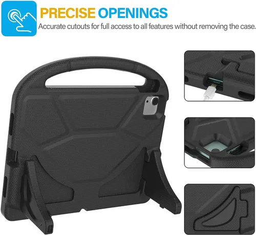 Miniatura 7 de SUPLIK Funda infantil para iPad Air de 5ª/4ª generación (10.9 pulgadas, 2022/2020), construida con protector de pantalla, iPad Air 5, funda a prueba
