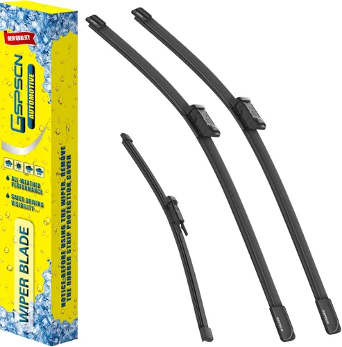 Miniatura 25 de GSPSCN 2 limpiaparabrisas de repuesto para Cooper R55, R56, R57, 2013, 2014, 2015, 19 + 18 pulgadas (juego de 2)