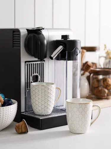 Miniatura 4 de LE TAUCI Tazas de café de 6 onzas, taza Demitasse de cerámica, tazas de café pequeñas para doble chupo, café con leche, capuchino, lungo, tazas