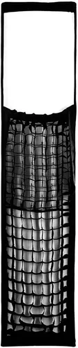 Miniatura 5 de Godox Caja de tira de 14 x 63 pulgadas / 13.8 x 63.0 in, tira de rejilla de panal de abeja, caja suave, montaje Bowens compatible con Godox SL-60W