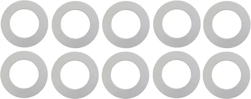Miniatura 7 de Anillos de plástico blancos Anillo de luz empotrado de 8 pulgadas para luces de lata (1 anillo de recorte)