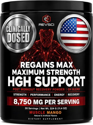 Miniatura 12 de Suplementos HGH para hombres y mujeres - REGAINS paquete de inicio, péptidos anabólicos para el crecimiento muscular, recuperación muscular