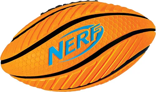 Nerf - Pelota de fútbol infantil de espuma suave con agarre en espiral, pelota junior de fácil agarre, 8.5 pulgadas