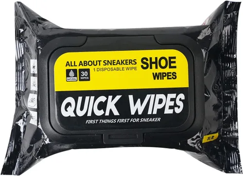 Toallitas limpiadoras de zapatos, desechables de limpieza rápida para eliminar la suciedad, las manchas y viajar portátil (1 paquete 30 piezas),