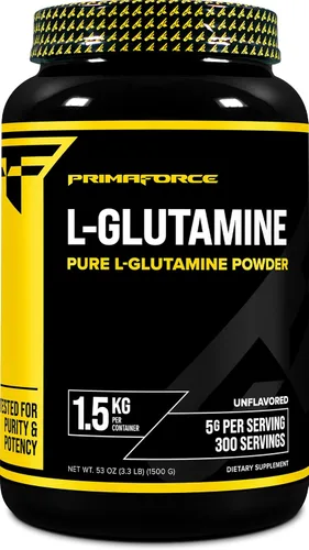 Miniatura 5 de Primaforce L-glutamina en polvo 17.64 oz (1.1 libras) sin sabor – polvo puro de L-glutamina, 0.17 oz por porción, sin OMG, sin gluten, 100 porciones