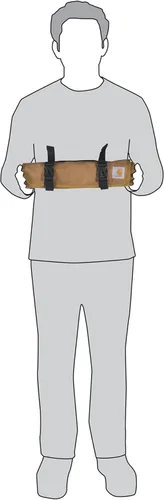 Miniatura 4 de Carhartt Rollo utilitario de 18 bolsillos, bolsa de organización de herramientas resistente al agua duradera Gris