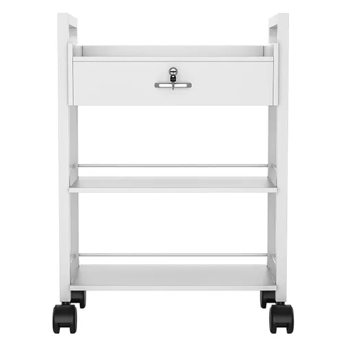 Miniatura 9 de Carrito de gabinete de belleza para salón, carrito rodante de almacenamiento de 2 niveles, organizador de cajones con ruedas, herramientas