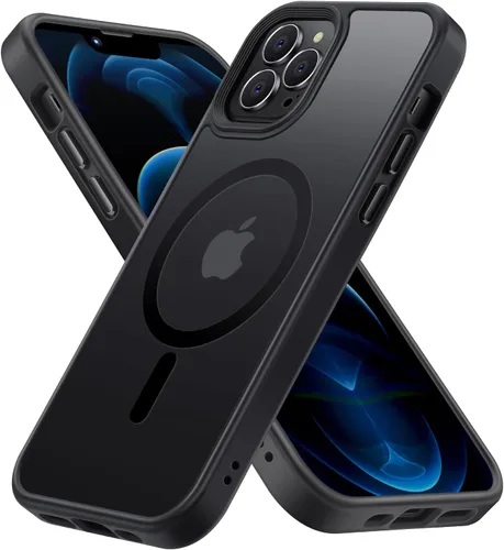 Miniatura 62 de Funda magnética diseñada para iPhone 11 Pro Max, [probada en caídas de grado militar] [compatible con MagSafe] Funda protectora delgada translúcida