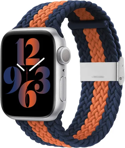 Miniatura 17 de Bandiction - Correas compatibles con Apple Watch de 44mm 40mm 38mm 42mm 41mm 45mm 46mm 49mm, bandas iWatch para mujeres y hombres, correa elástica