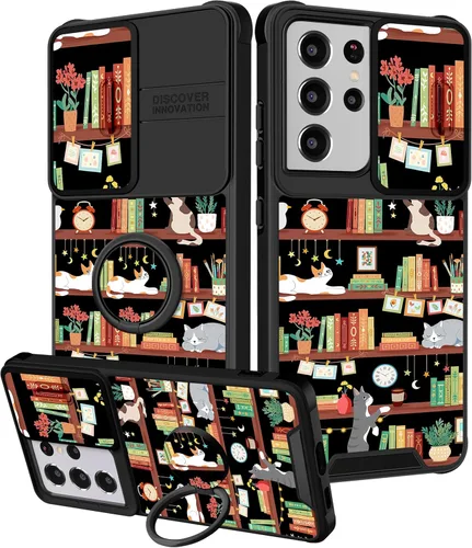 Miniatura 207 de Funermei Funda para teléfono Samsung Galaxy Note 10 Plus – Funda femenina bonita para niñas, diseño inspirador estético con funda para cámara