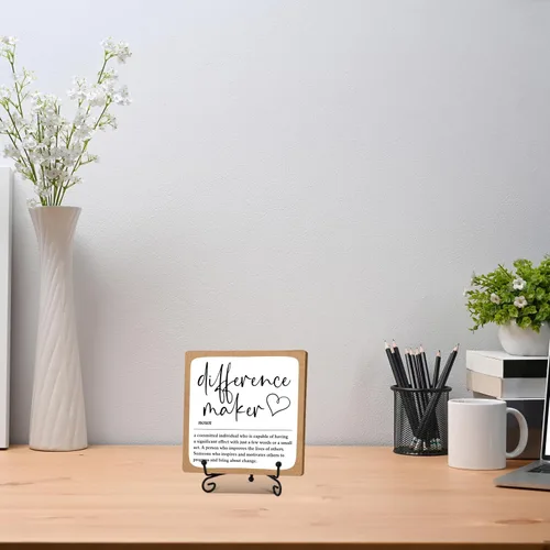 Miniatura 5 de Diference Maker - Regalo de agradecimiento para mujeres, profesores, mentores, entrenadores, jefes, gerentes, regalos de jubilación, decoración